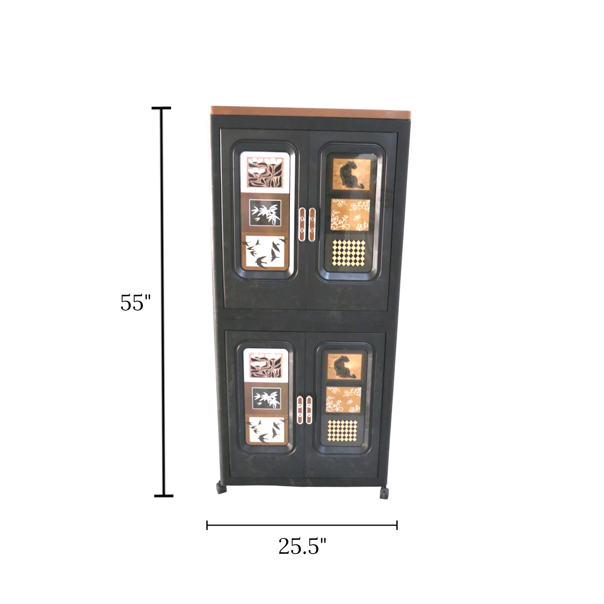 storage cabinet plastic with wheels china 3072 - Image 2