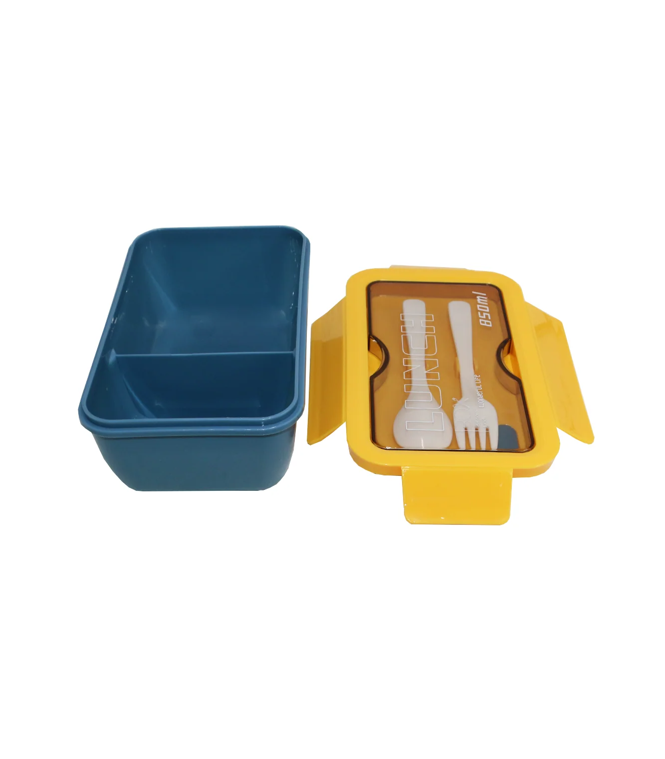 plastic lunch box 850ml china 1216-1 - Image 2