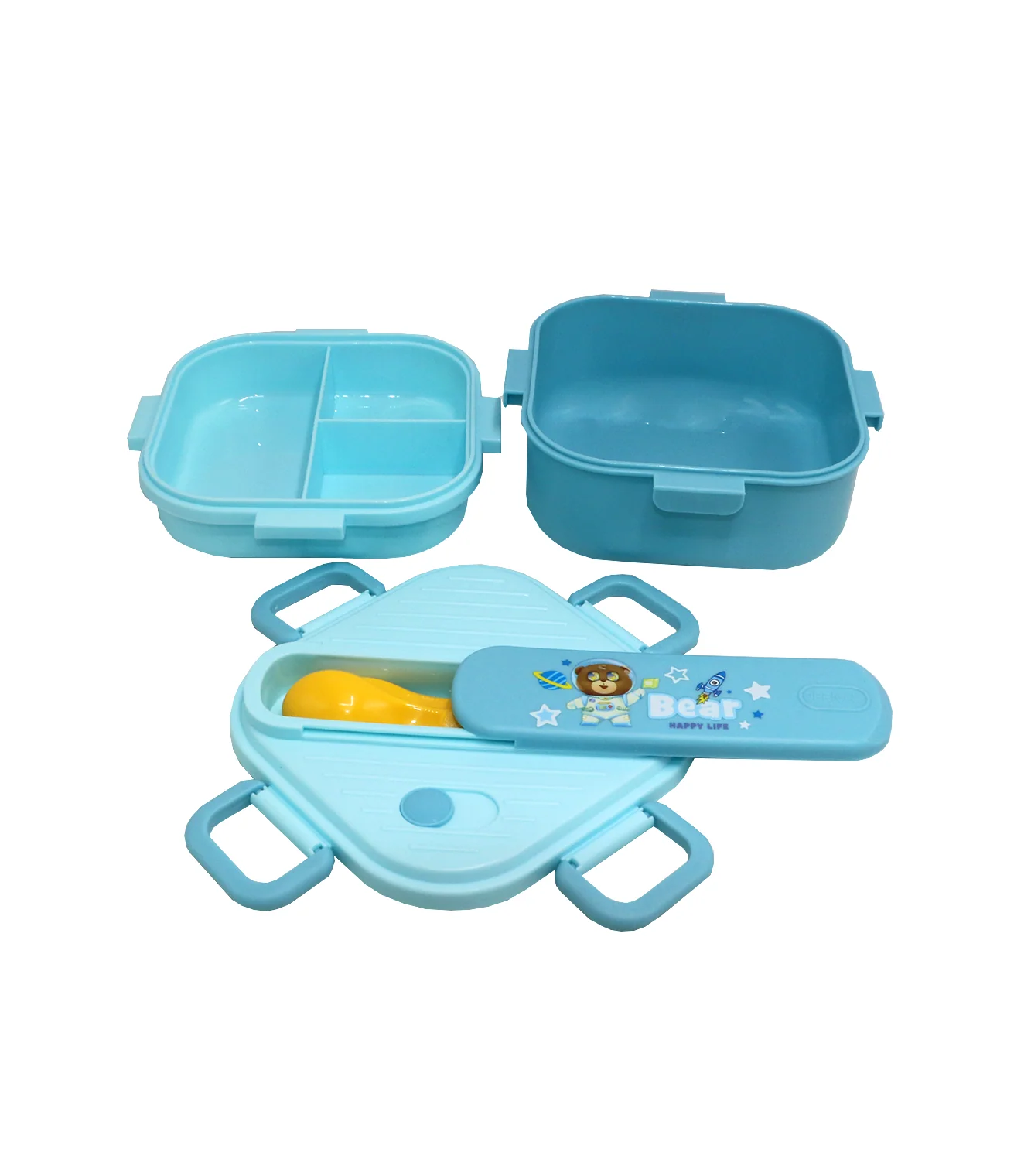 plastic lunch box china 6626 - Image 2