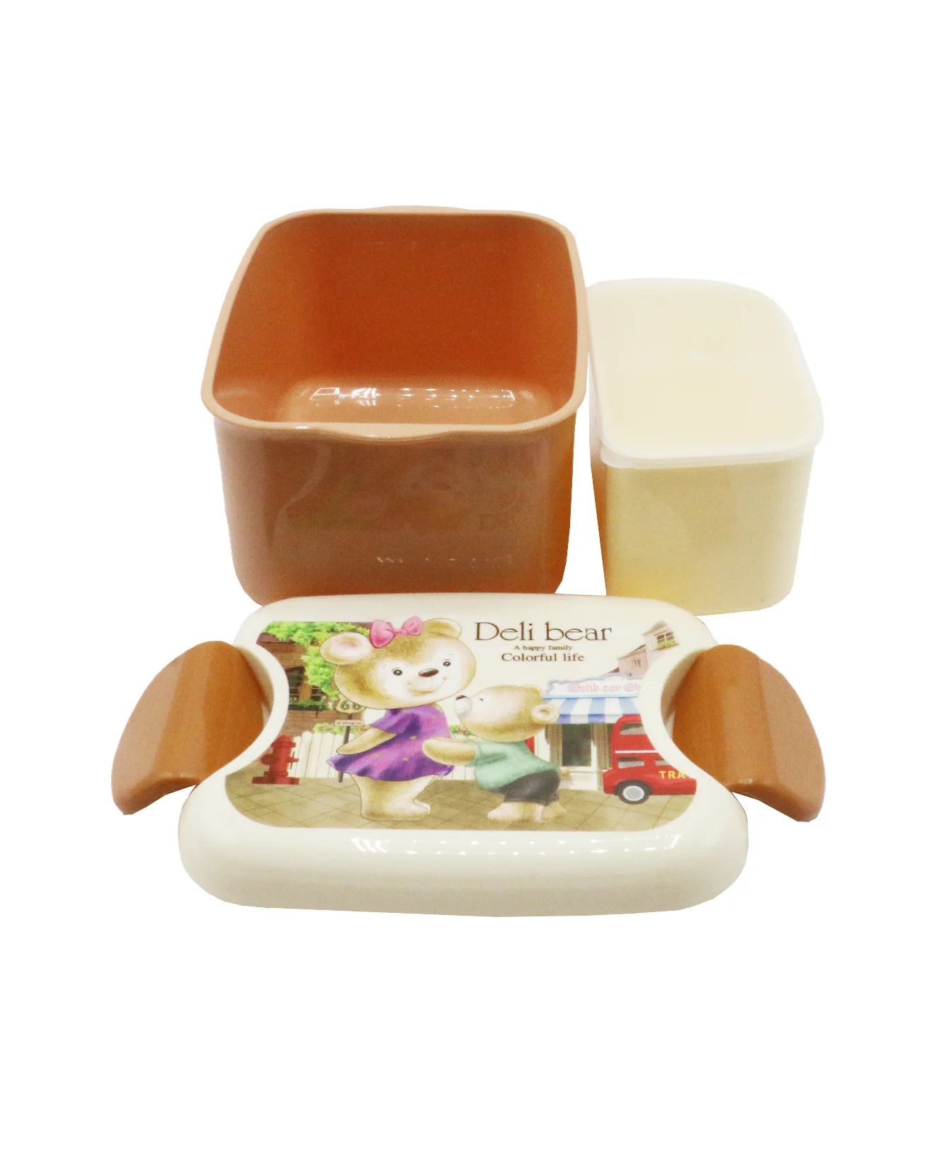 plastic lunch box china d784 - Image 2