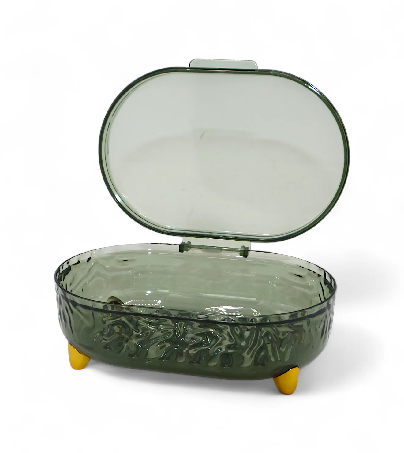 plastic soap dish & lid china 2594 - Image 2