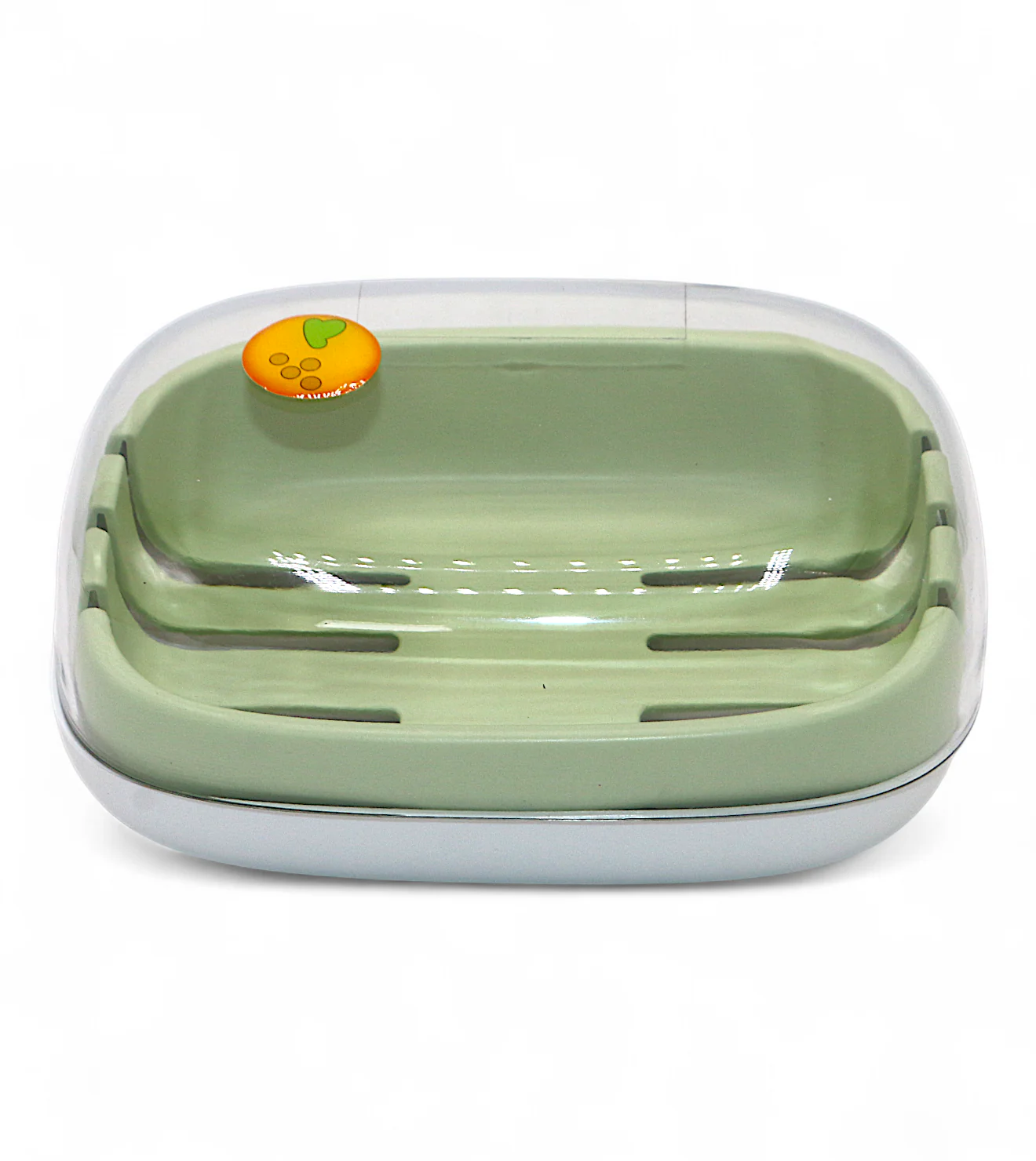 plastic soap dish & lid china cr-610 - Image 2