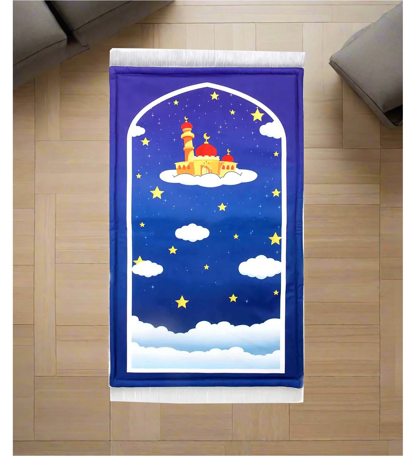 prayer mat with foam stuffed 56x90cm pak d105