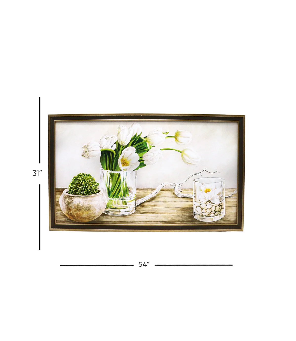 printed card frame scenery 31x54cm china d852 - Image 2
