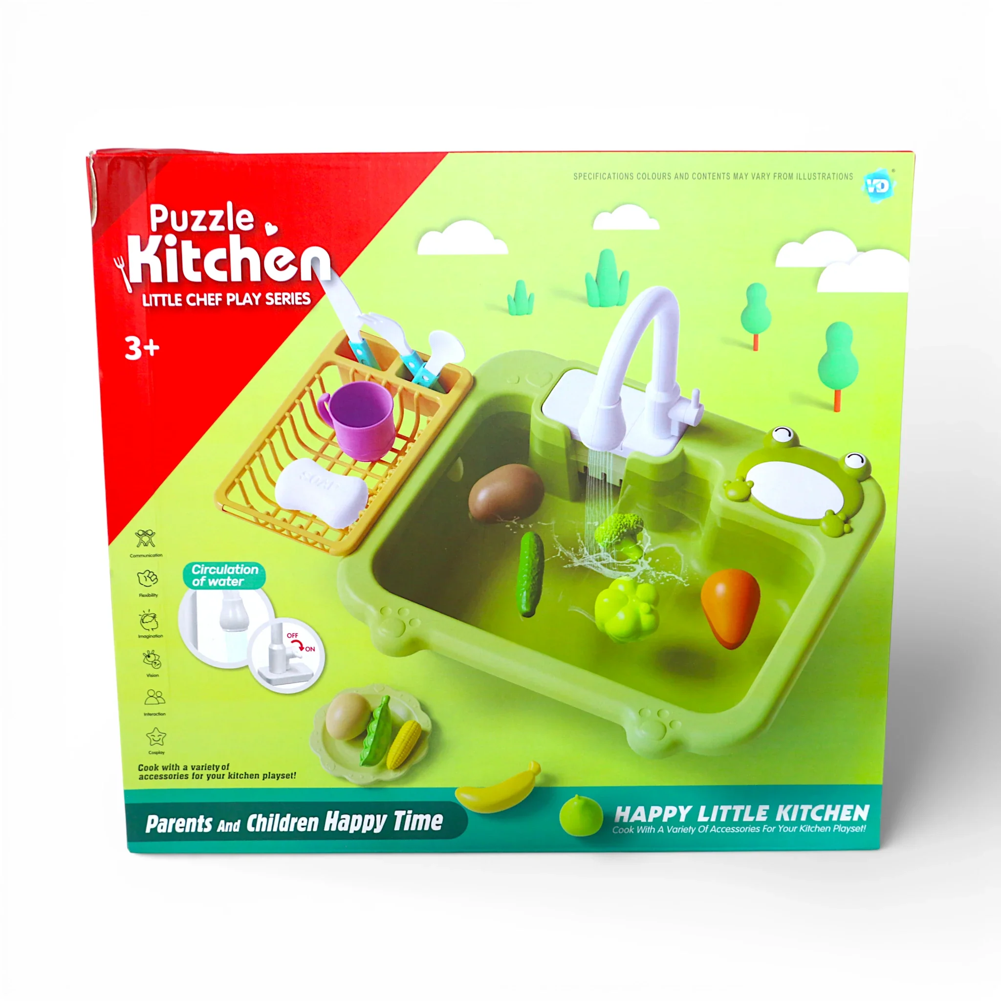 puzzle kitchen sink set with running water china - Image 2