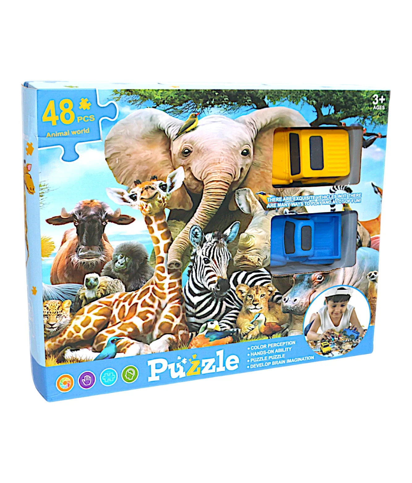 puzzle set 48pc & 2cars - Image 2