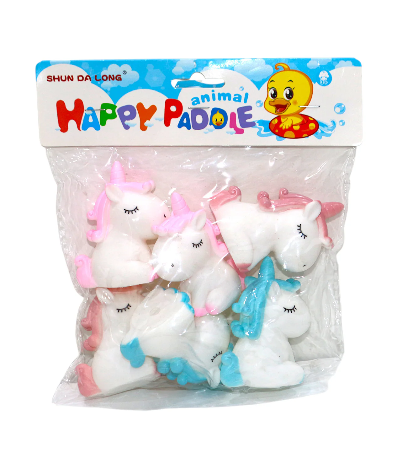 pvc chu chu 6pc unicorn toy - Image 2