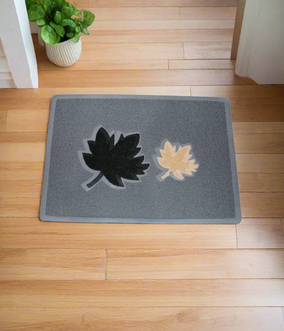pvc foot mat 48x68 multi leaf