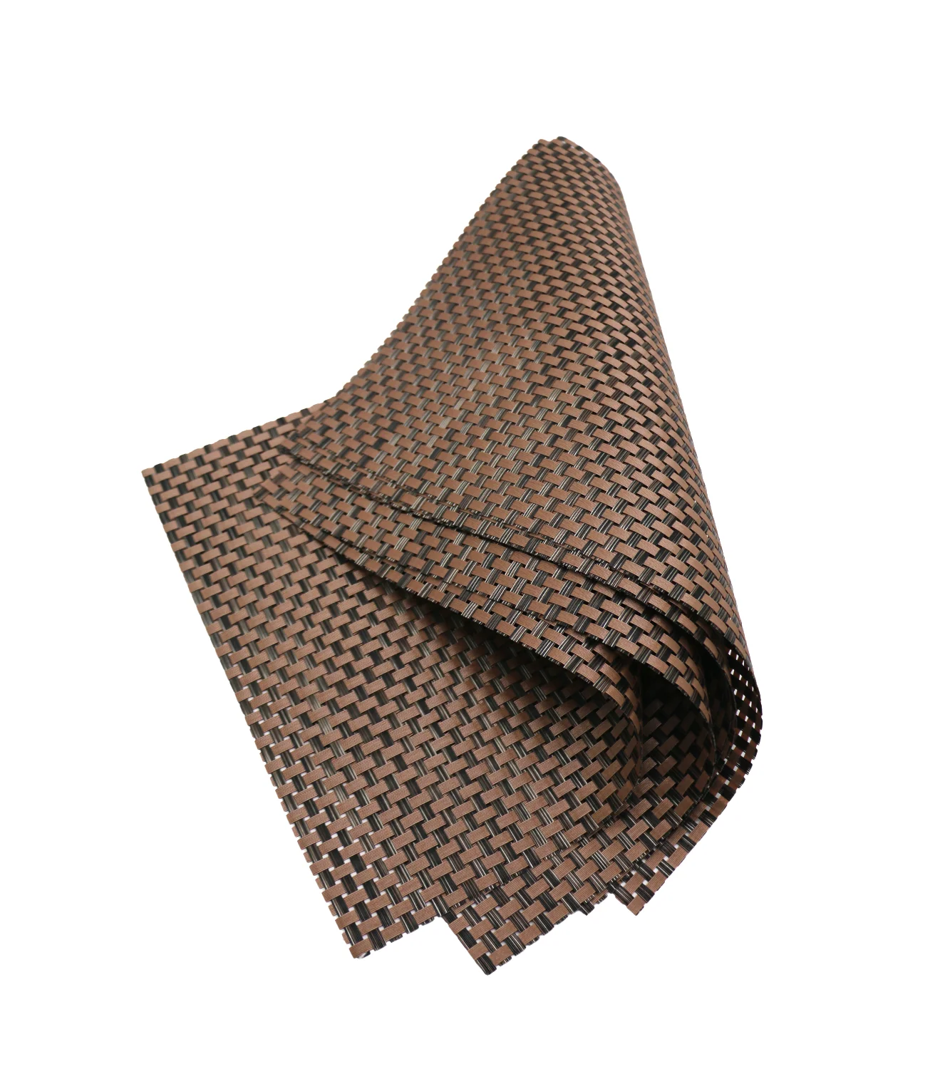 pvc table mat 1pc 45x12cm brown & black shade china d040 - Image 2