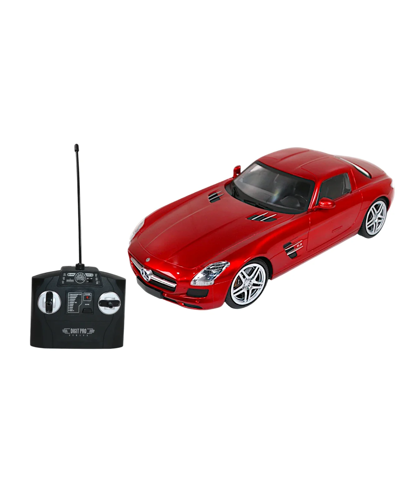 remote control car mercedes-benz sls amg 1:14 chargeable with usb