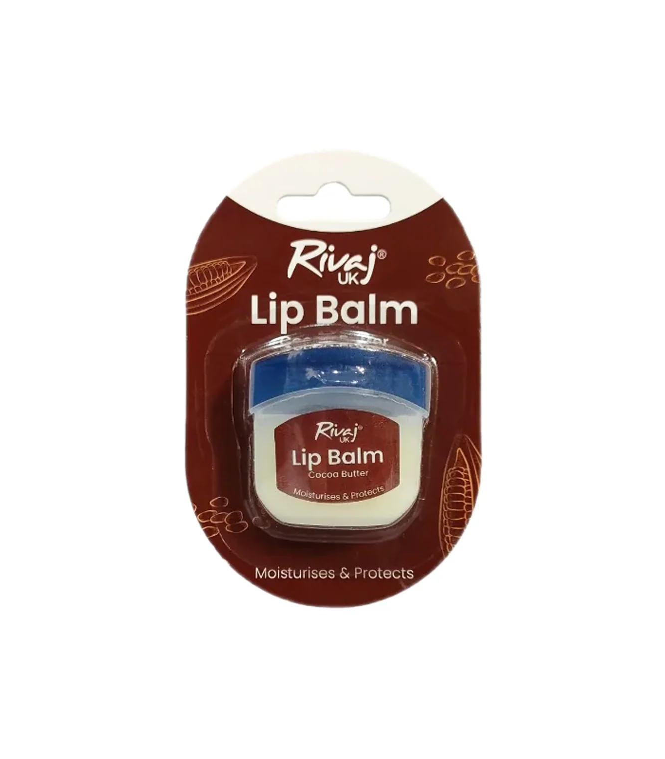 rivaj lip balm cocoa butter 8g - Image 2