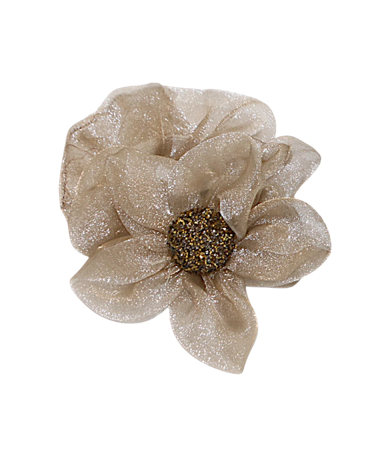 scrunchie mix color with organza flower pearls china - Image 3