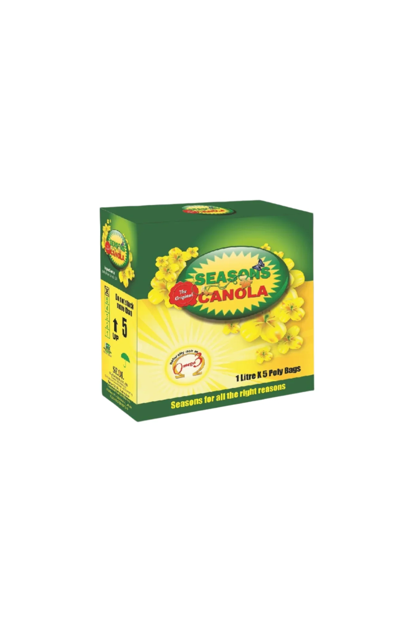 SEASONS CANOLA OIL 1L P - Image 2