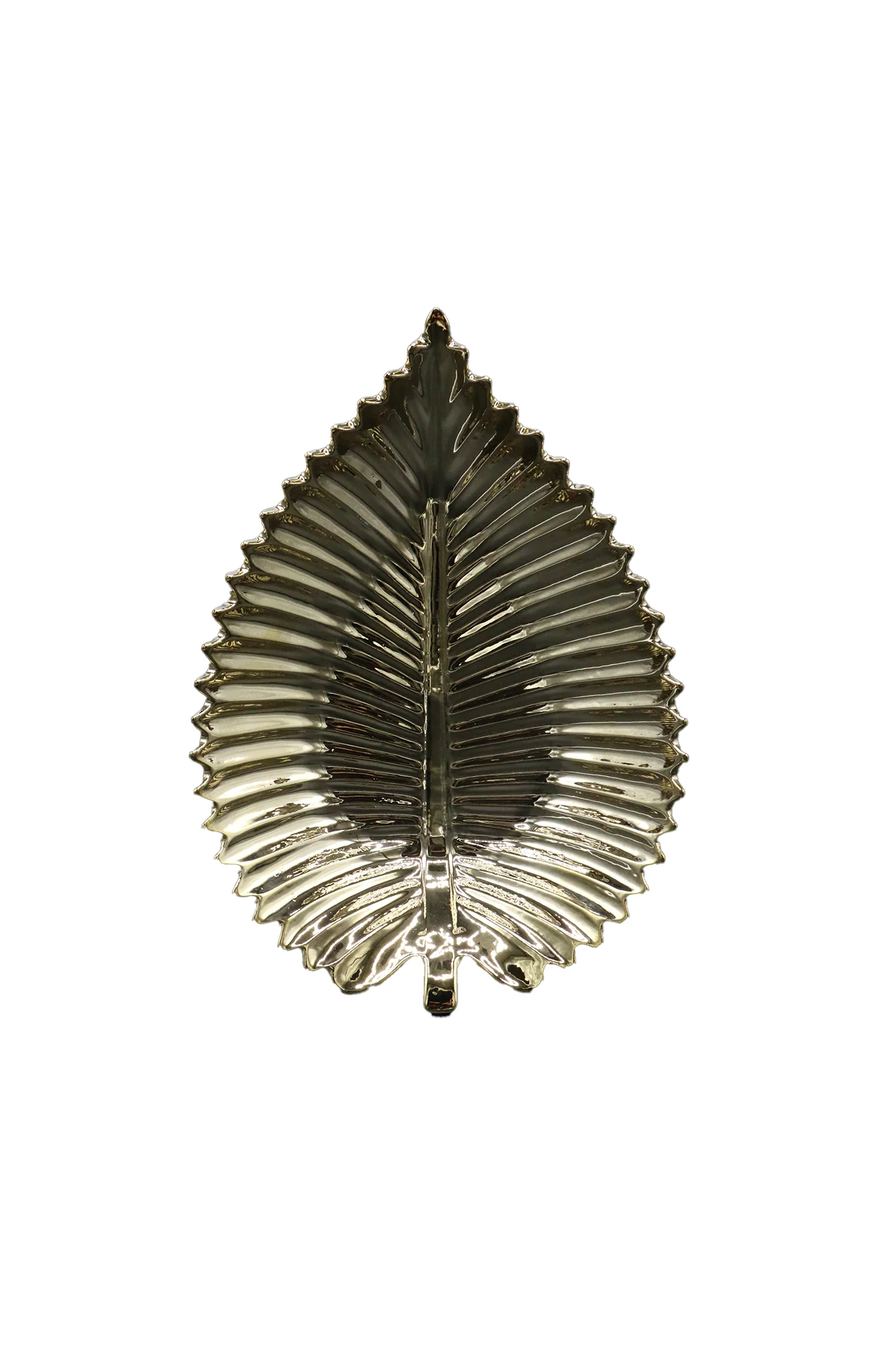 ceramic serving tray leaf n16541g-1 - Image 2