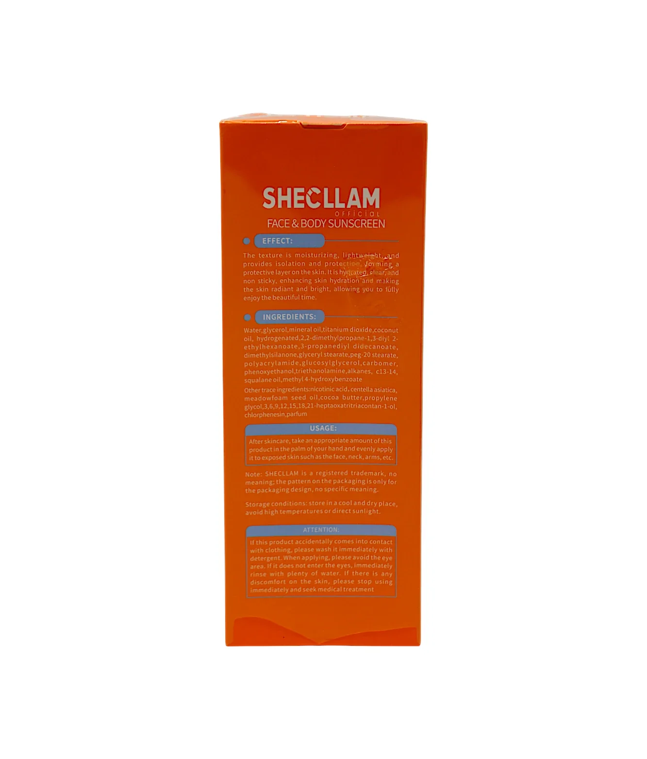shecllam sunscreen spf 50 china sh-557 - Image 2