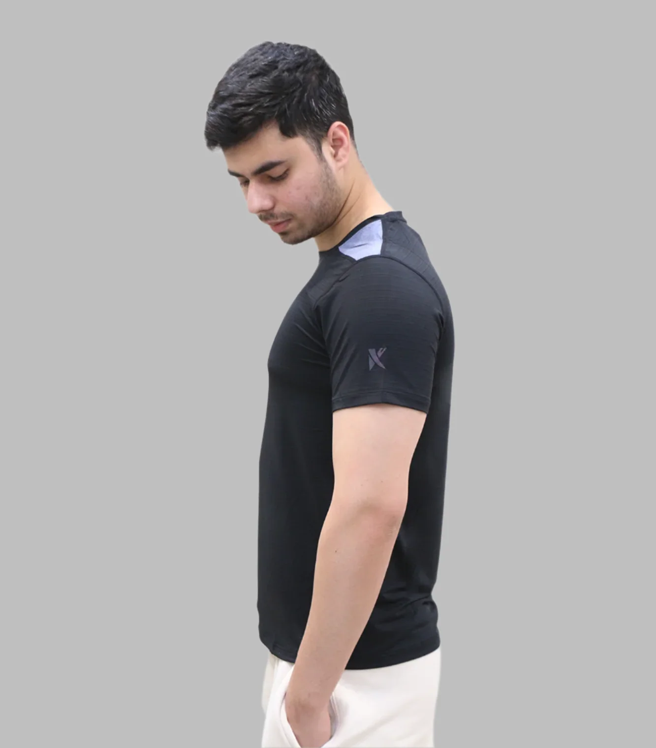 shirts half sleeve pure terry k box black 2202 - Image 2