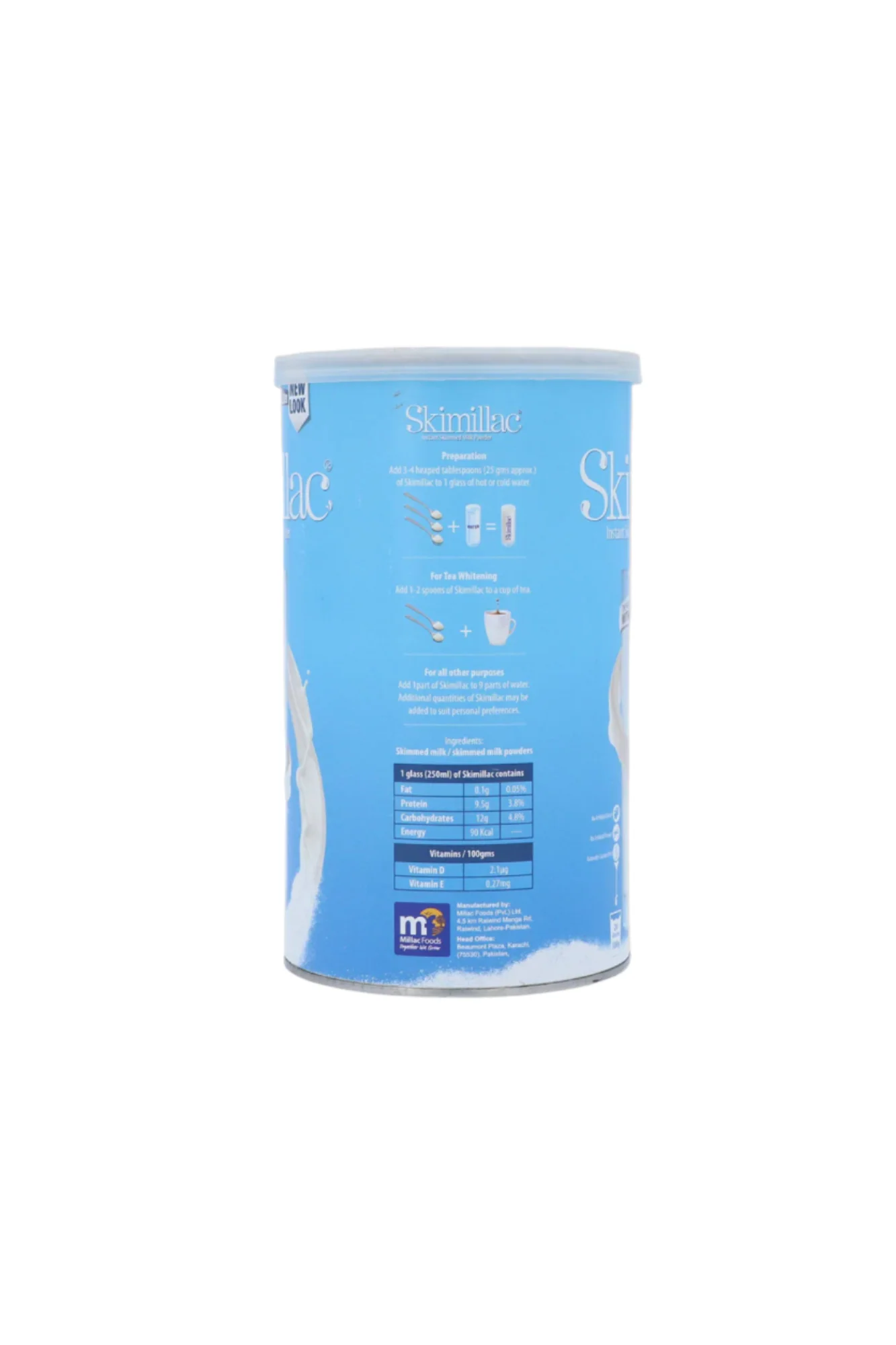 skimillac milk powder 500g tin - Image 2