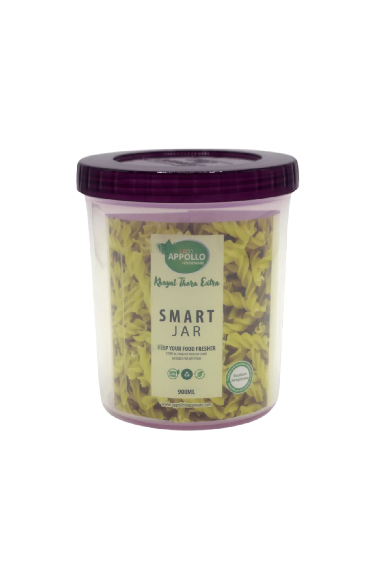plastic smart jar large 900ml pak - Image 2