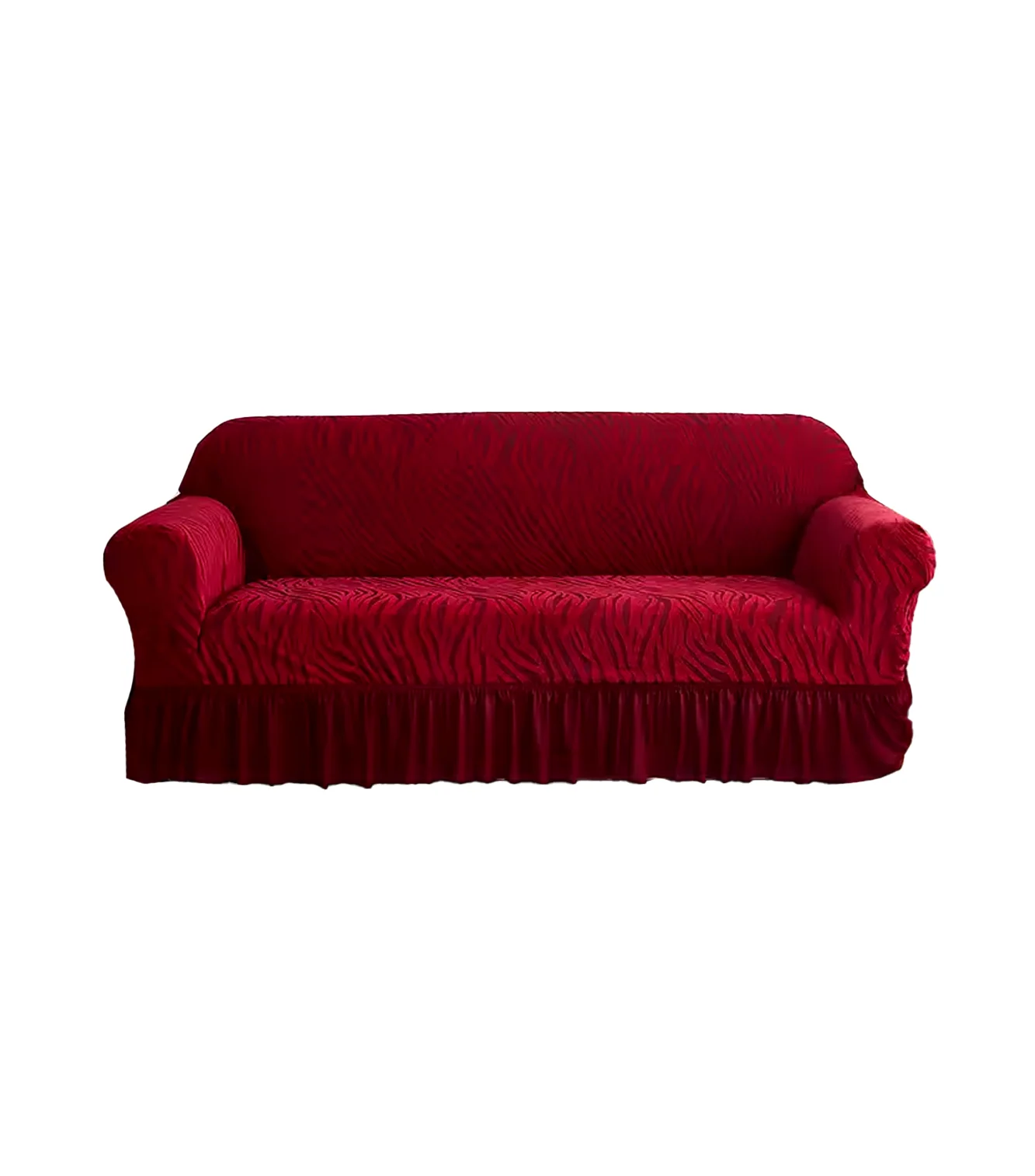 sofa cover 5seater zebra navy blue 100676 - Image 2