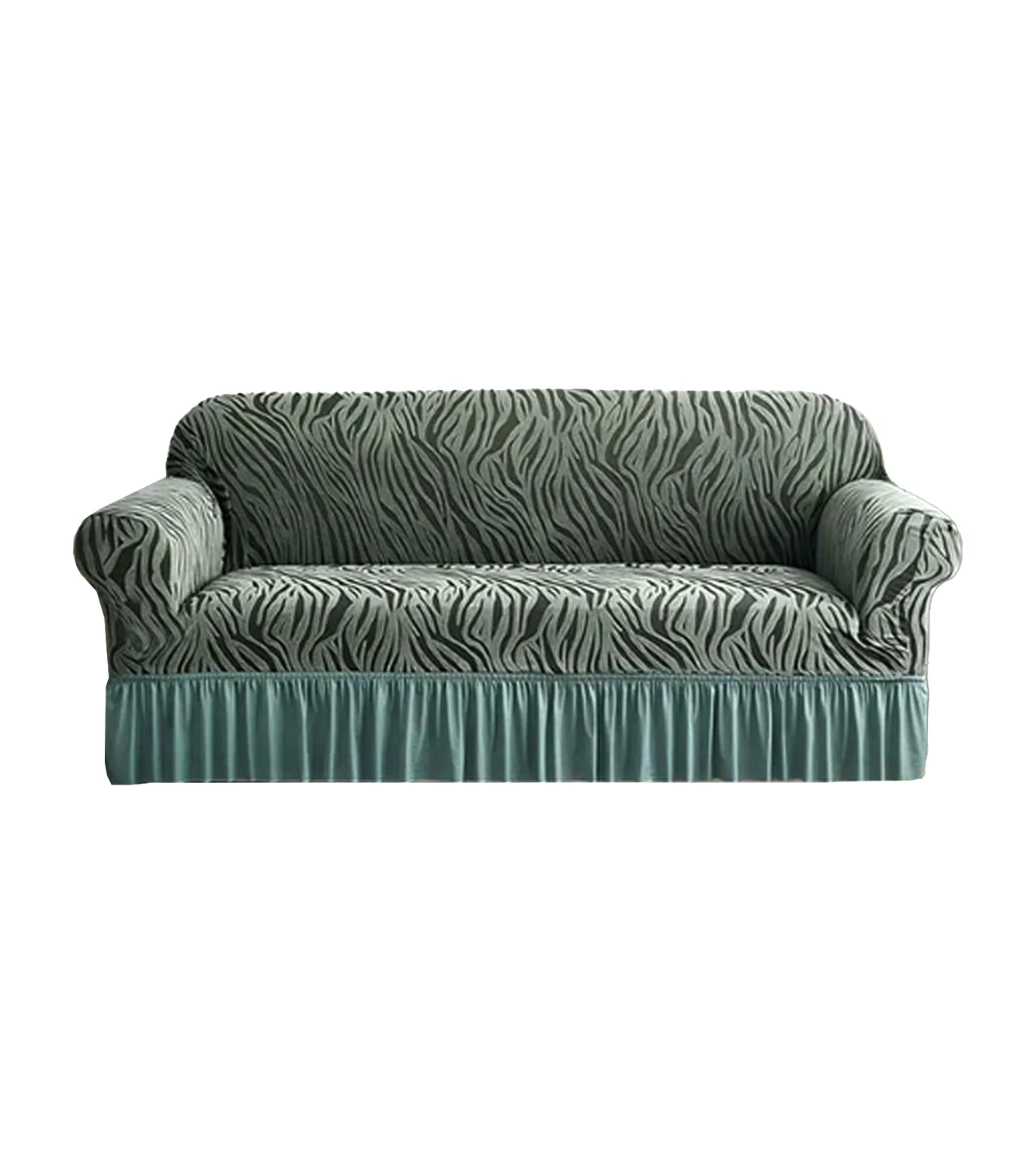 sofa cover 5seater zebra navy blue 100676 - Image 4