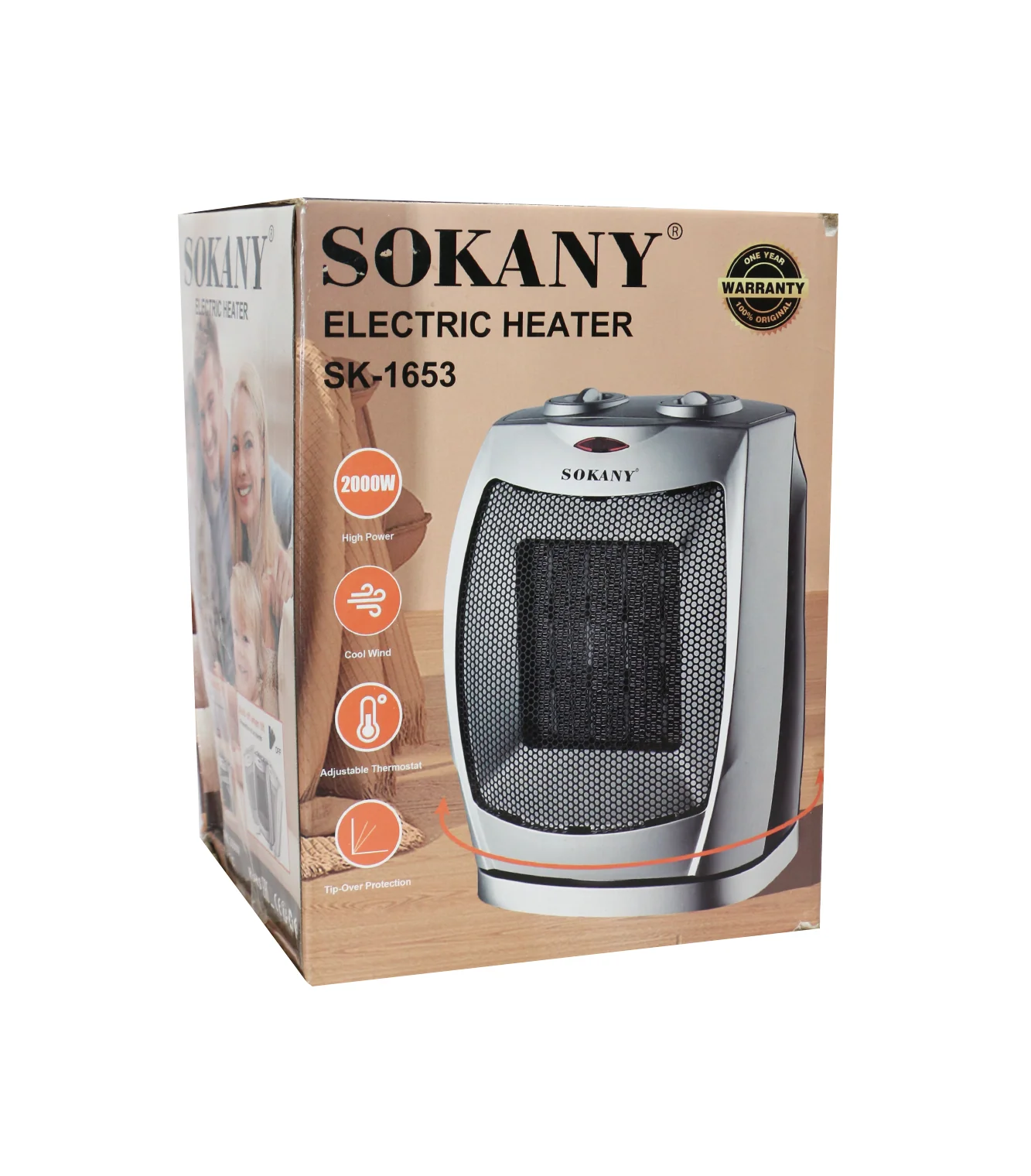 sokany electric heater sk-1653 - Image 4