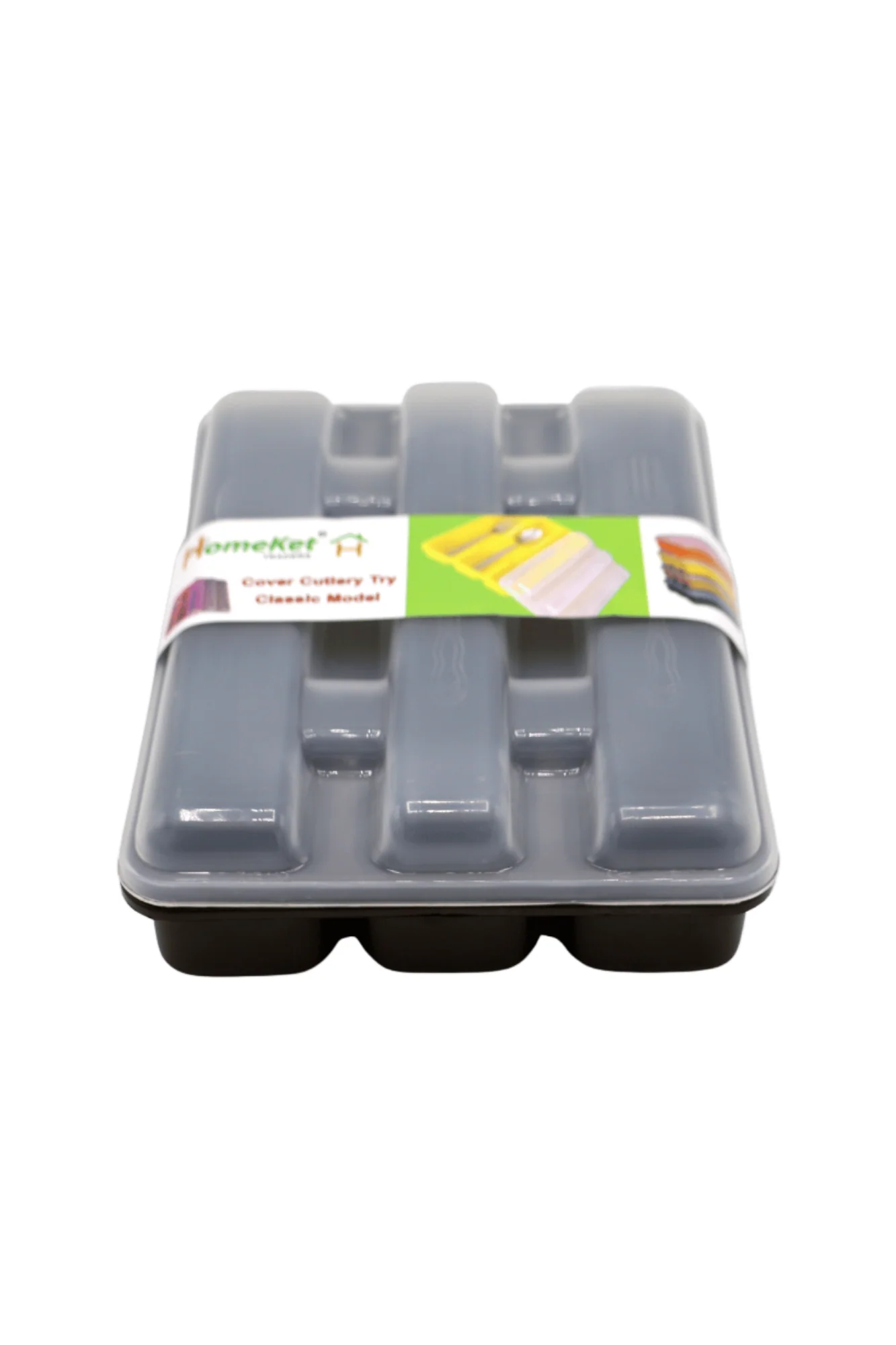 homeket plastic spoon box & lid 3sec pak - Image 4