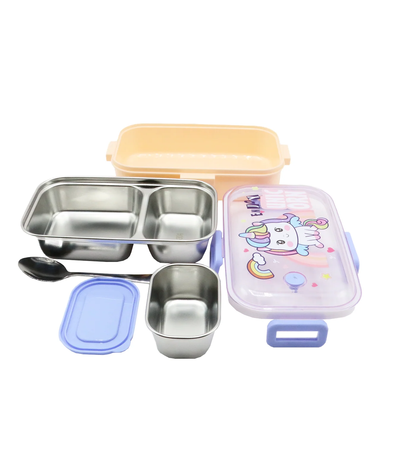 ss lunch box 700ml china - Image 2