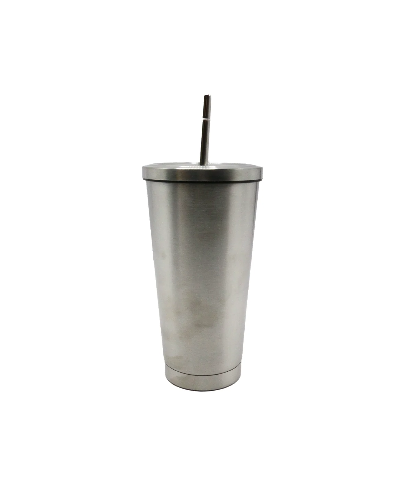 ss tumbler with steel straw 500ml china d973 - Image 2