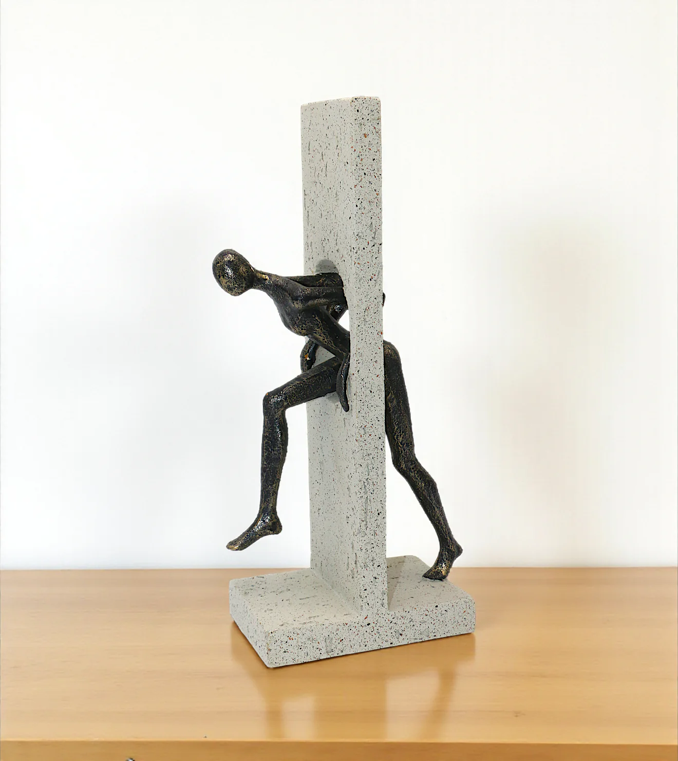 statue abstract lady china 12.4x6.5