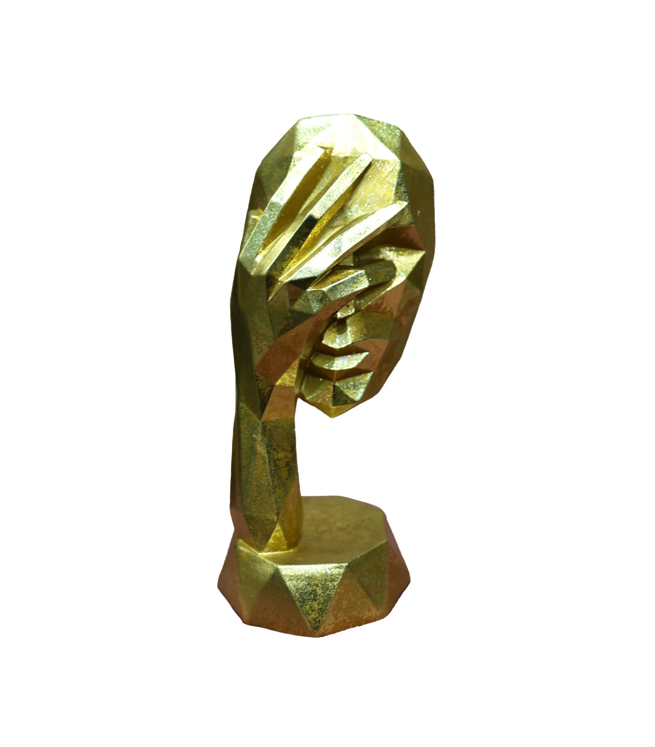 statue face golden 2514 - Image 2
