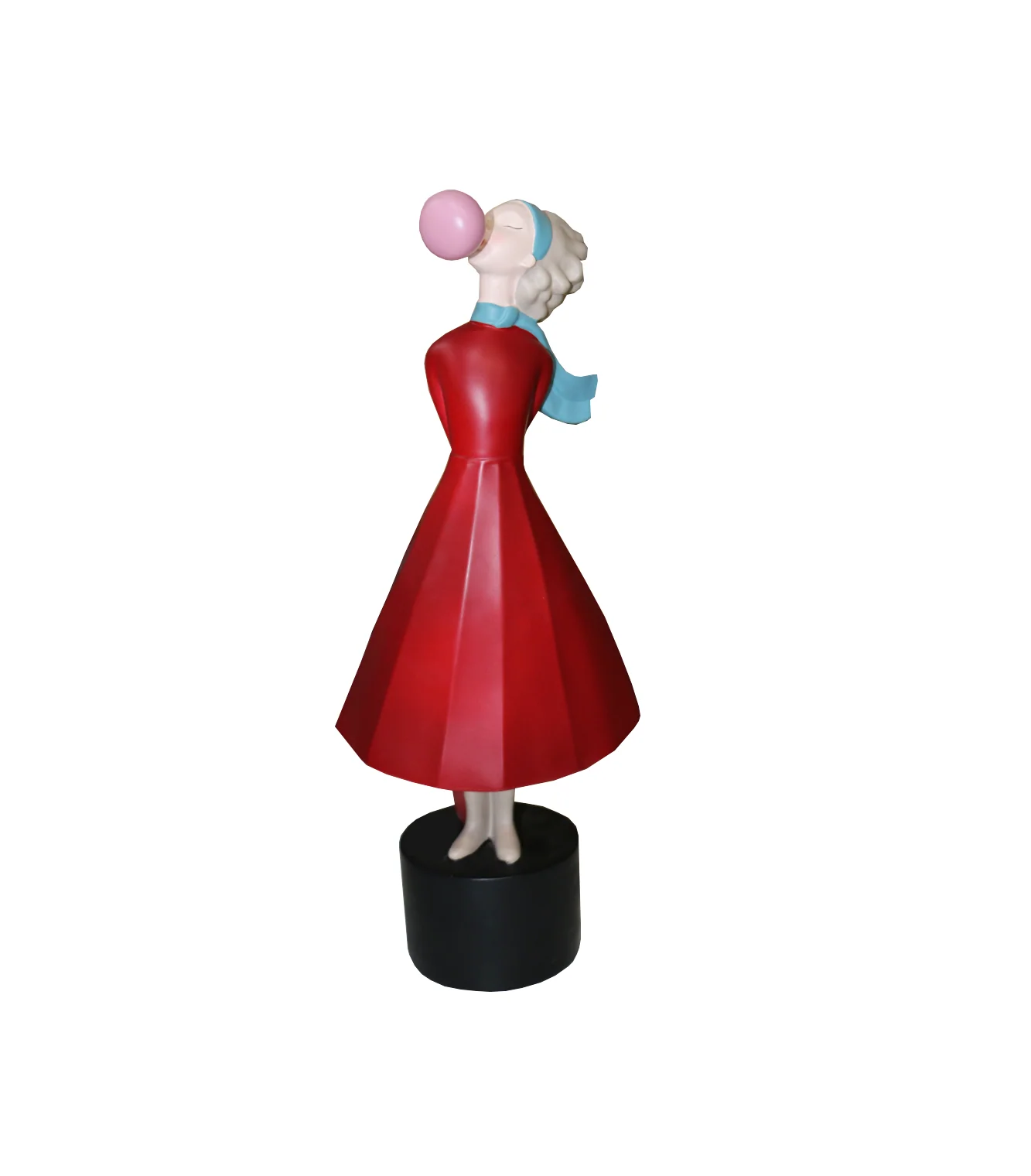 statue girl red china 2026 - Image 3