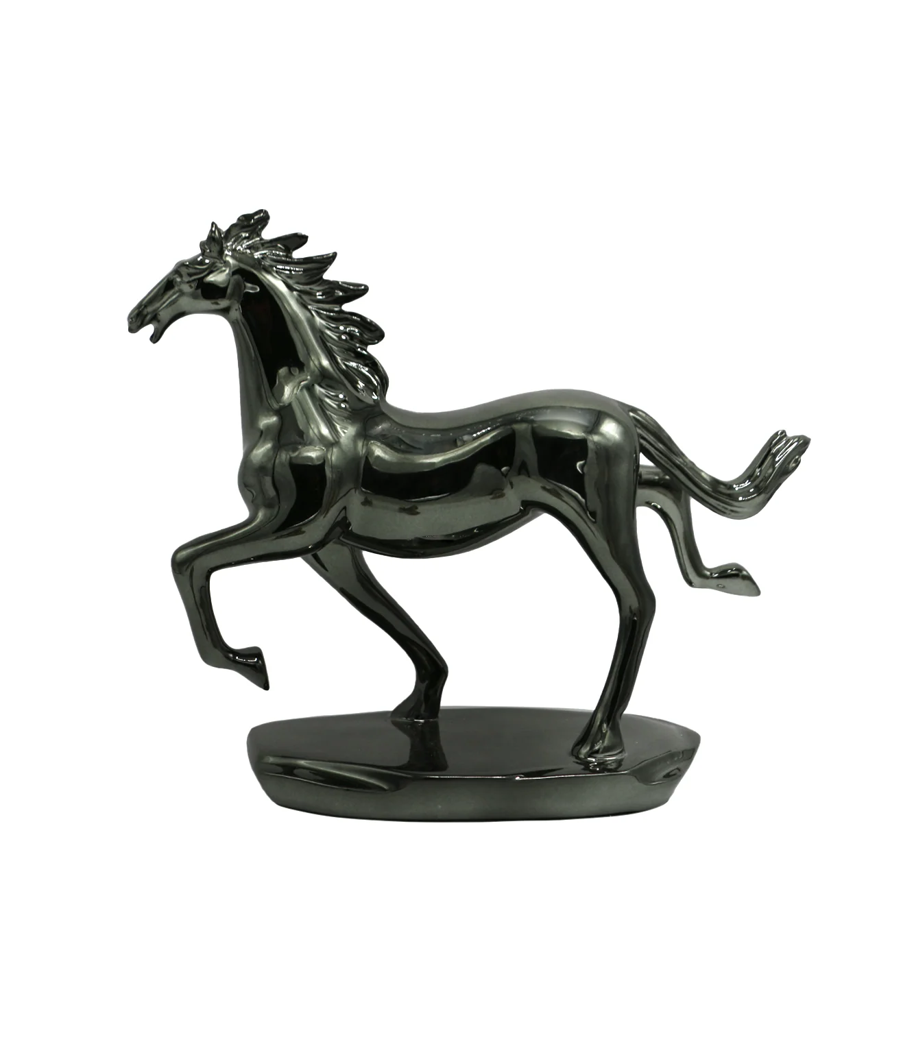 statue horse green china - Image 2