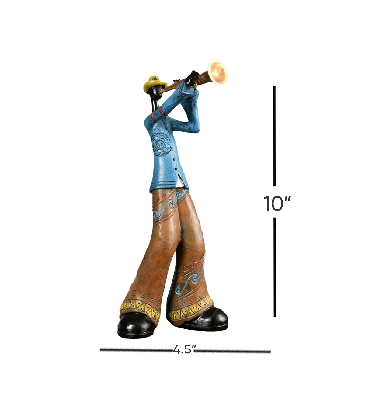 statue musician china 032 (10"x4.5") - Image 3
