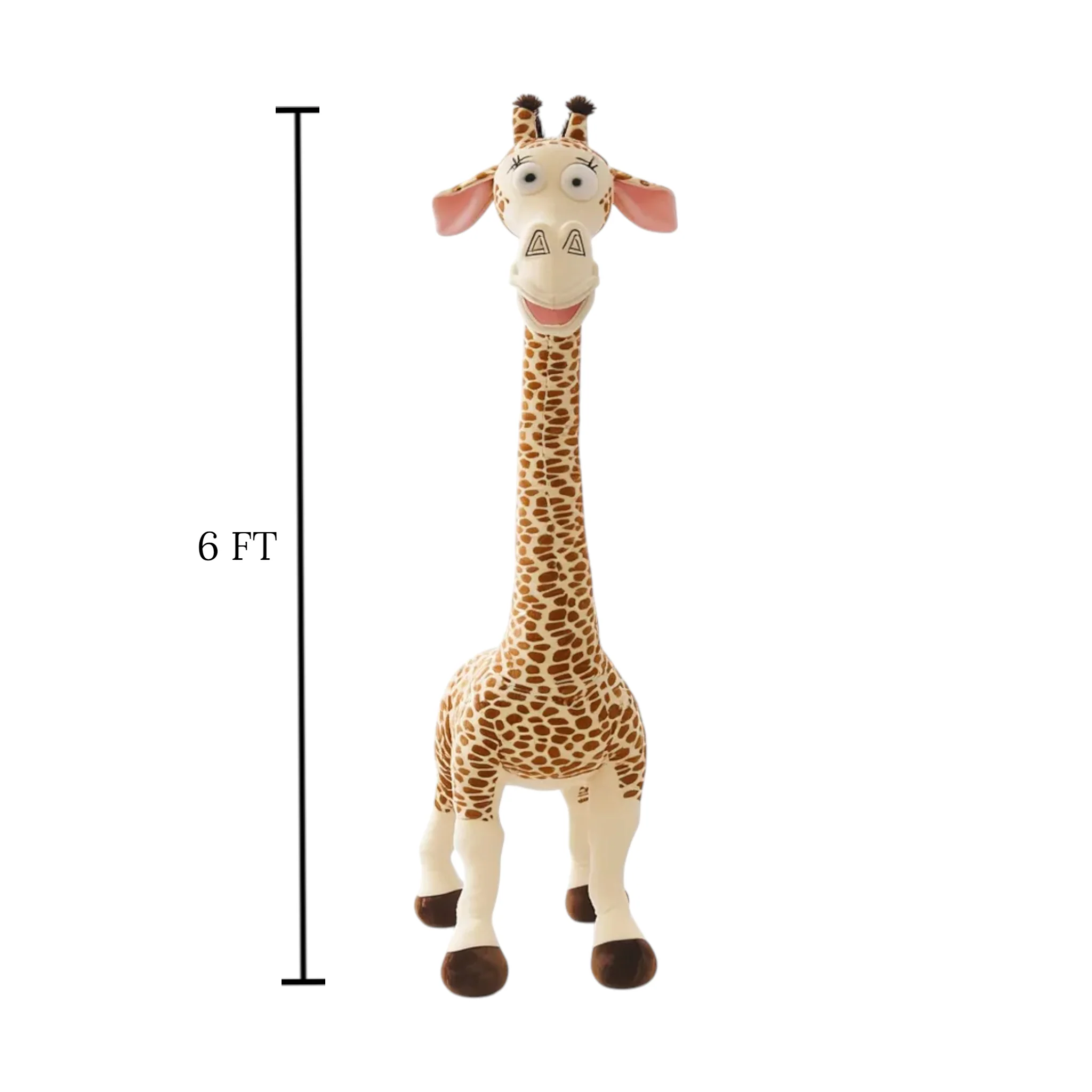 standing giraffe stuff toy 6ft china - Image 2