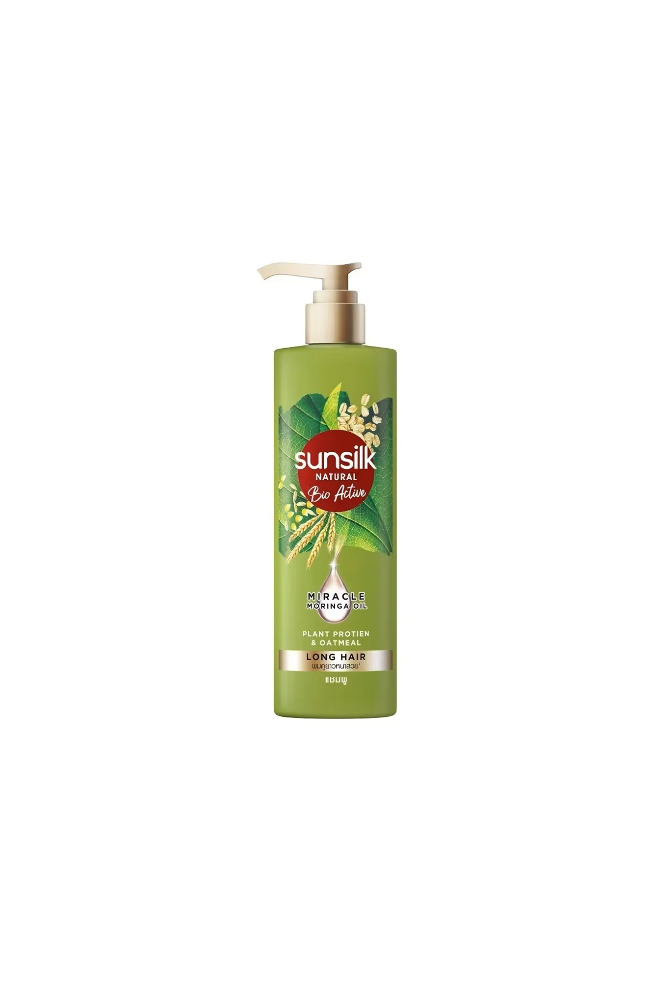sunsilk shampoo plant protien & oatmeal 380ml pump thai