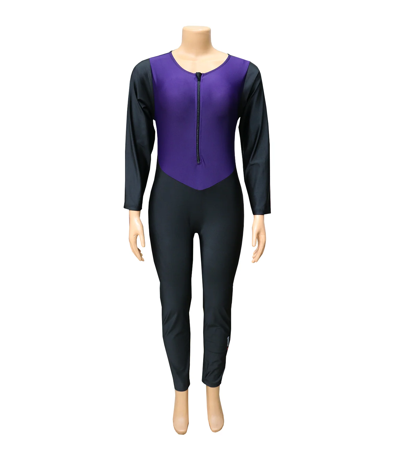 swimming costume ladies full sleeves with zip 1pc 1102 - Image 4
