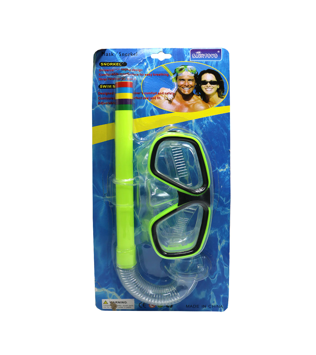 swimming goggles snorkel with rod card 1932 - Image 2