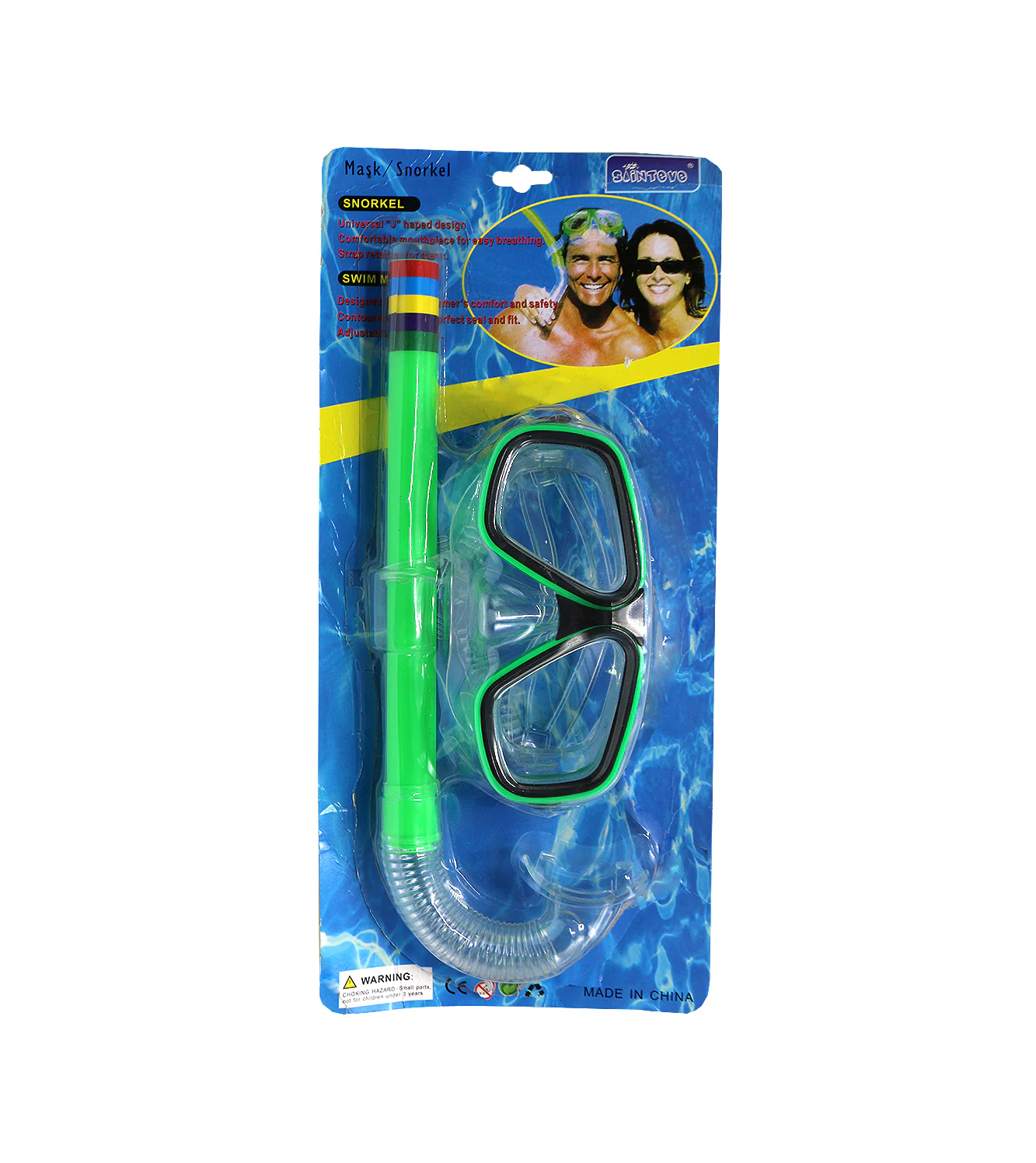 swimming goggles snorkel with rod card 1932 - Image 4