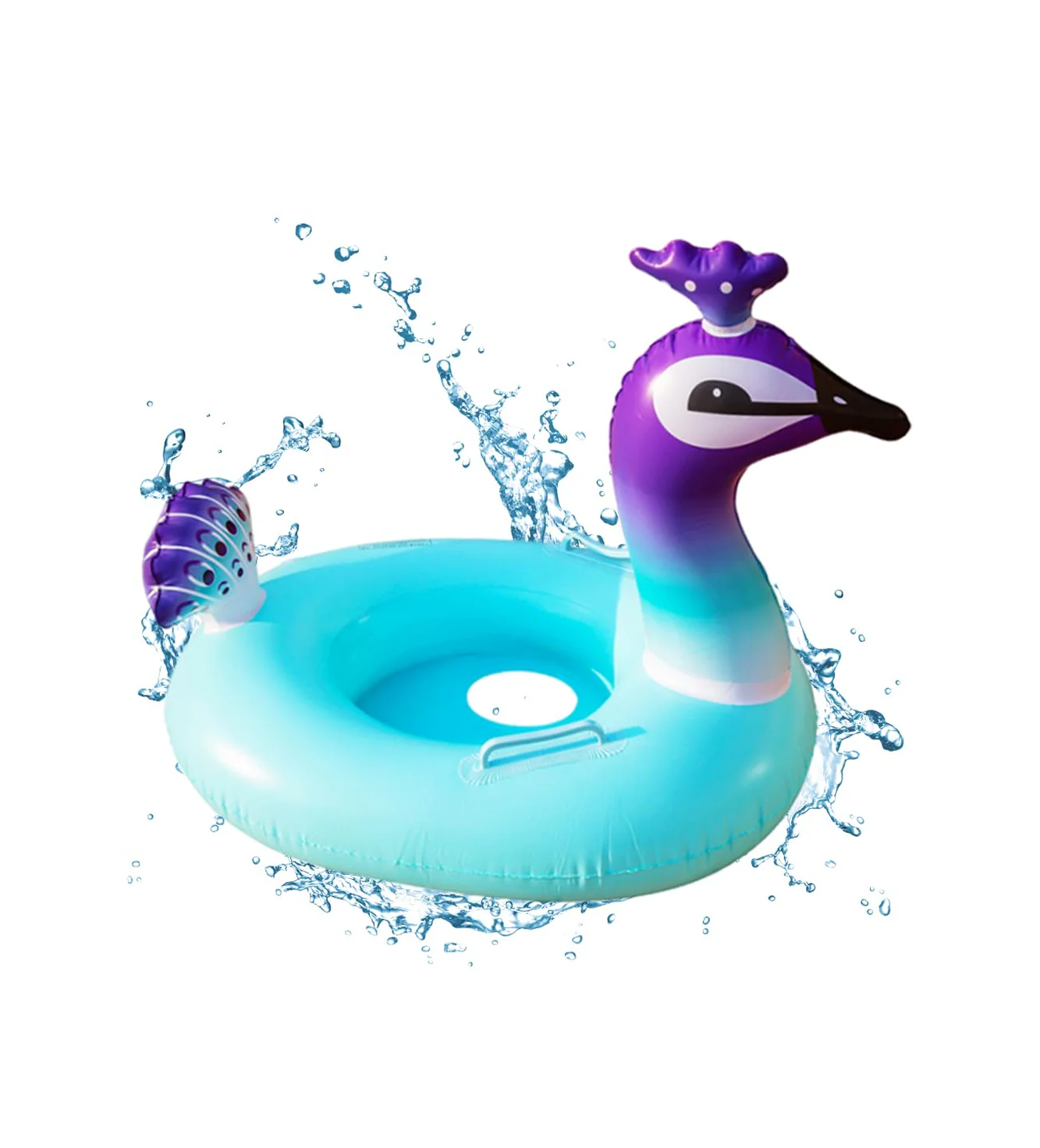 swimming ring tube baby peacock a0660 - Image 2