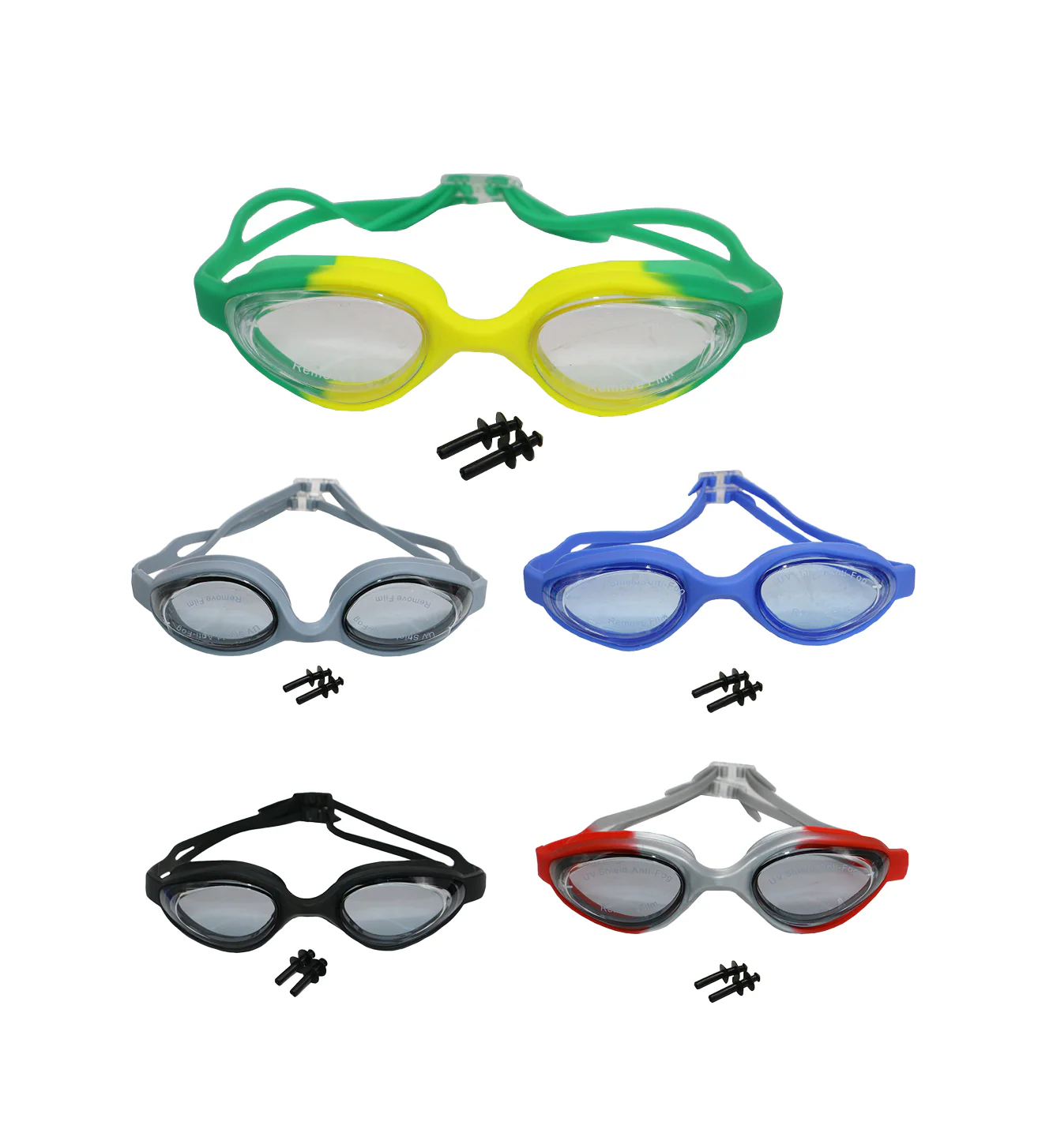 swmming goggles with ear plug box packs3300 - Image 2