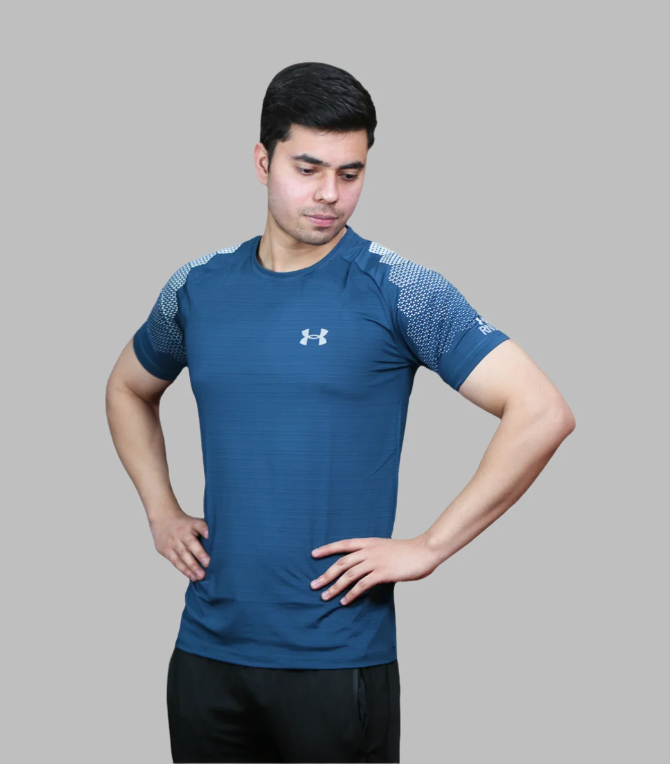 t shirt half sleeves under armour zinc - Image 2