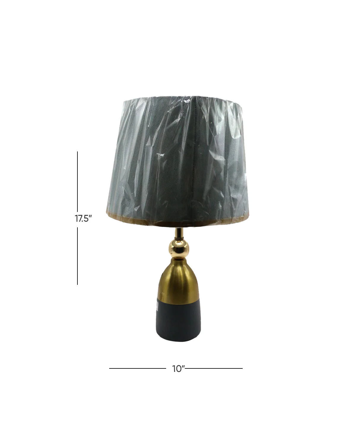 table lamp metal 17.5"x10 china d756 - Image 2