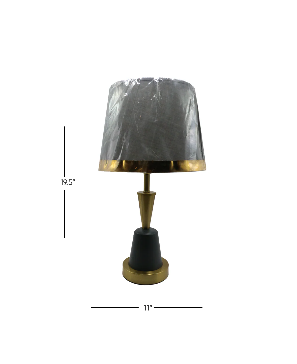 table lamp metal 19.5"x11" china d767 - Image 2