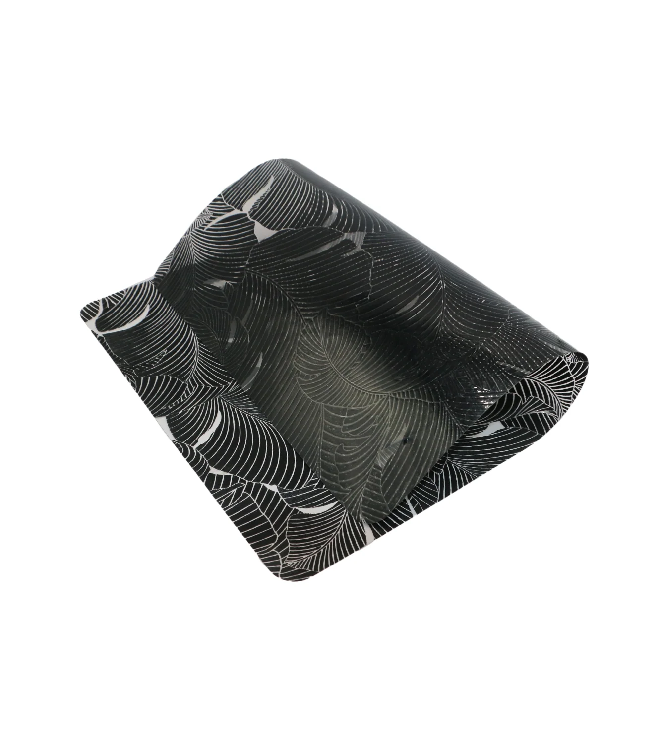 table mat 1pc rect black china - Image 2