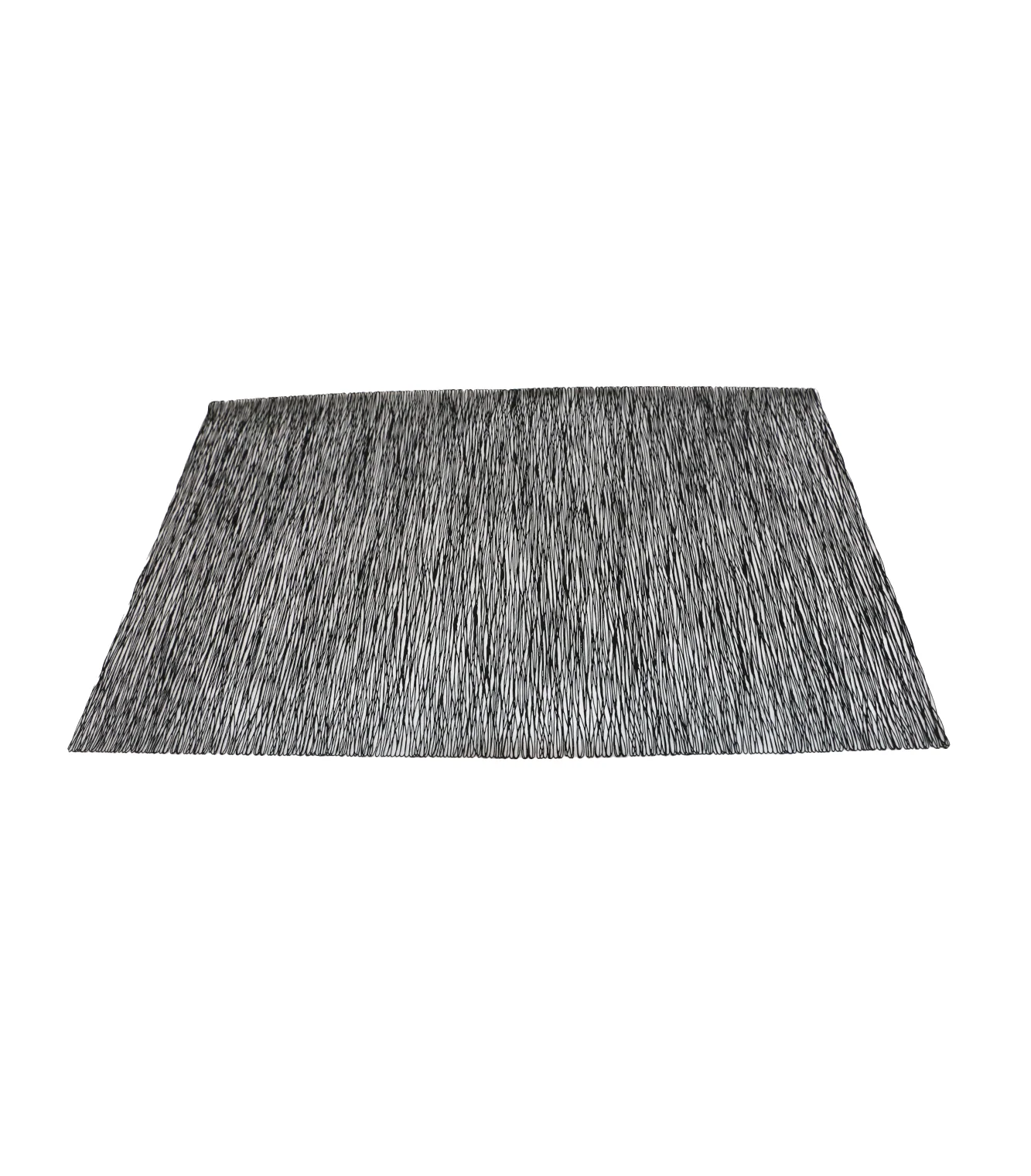 table mat 1pc rect black china - Image 2