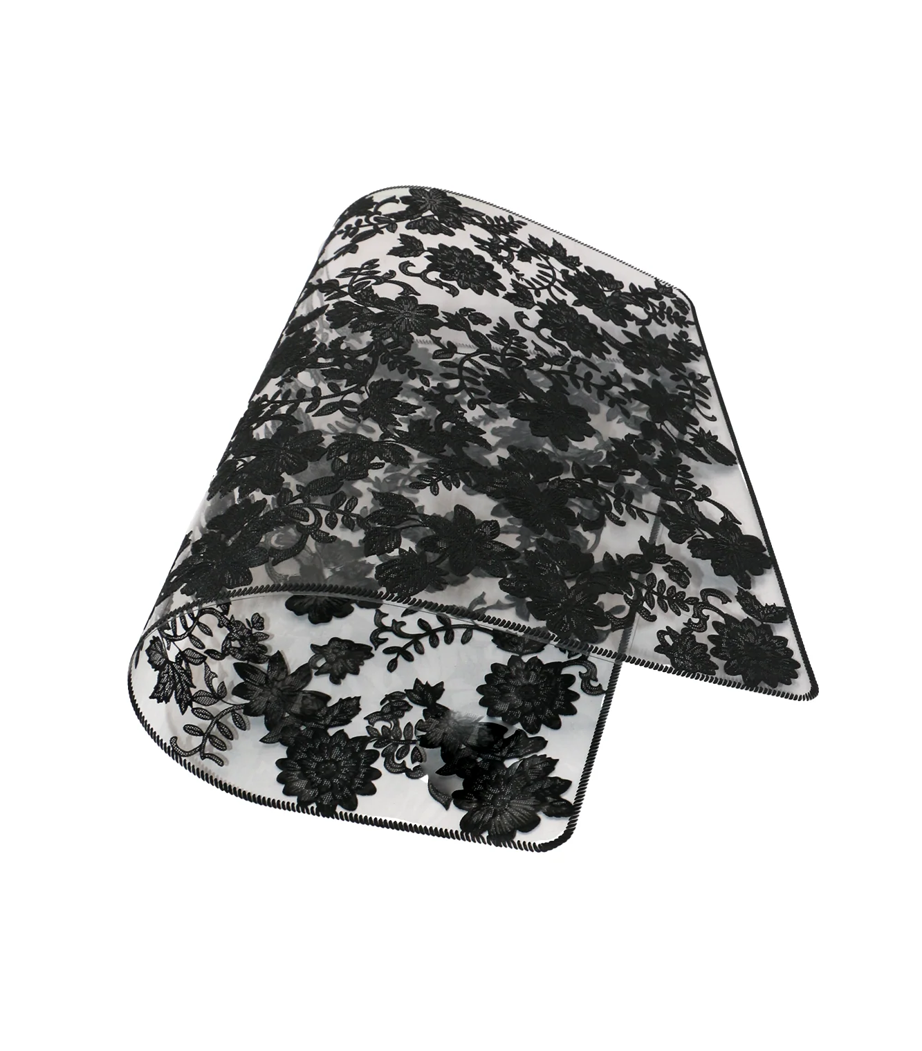 table mat 1pc rect black china d518 - Image 2