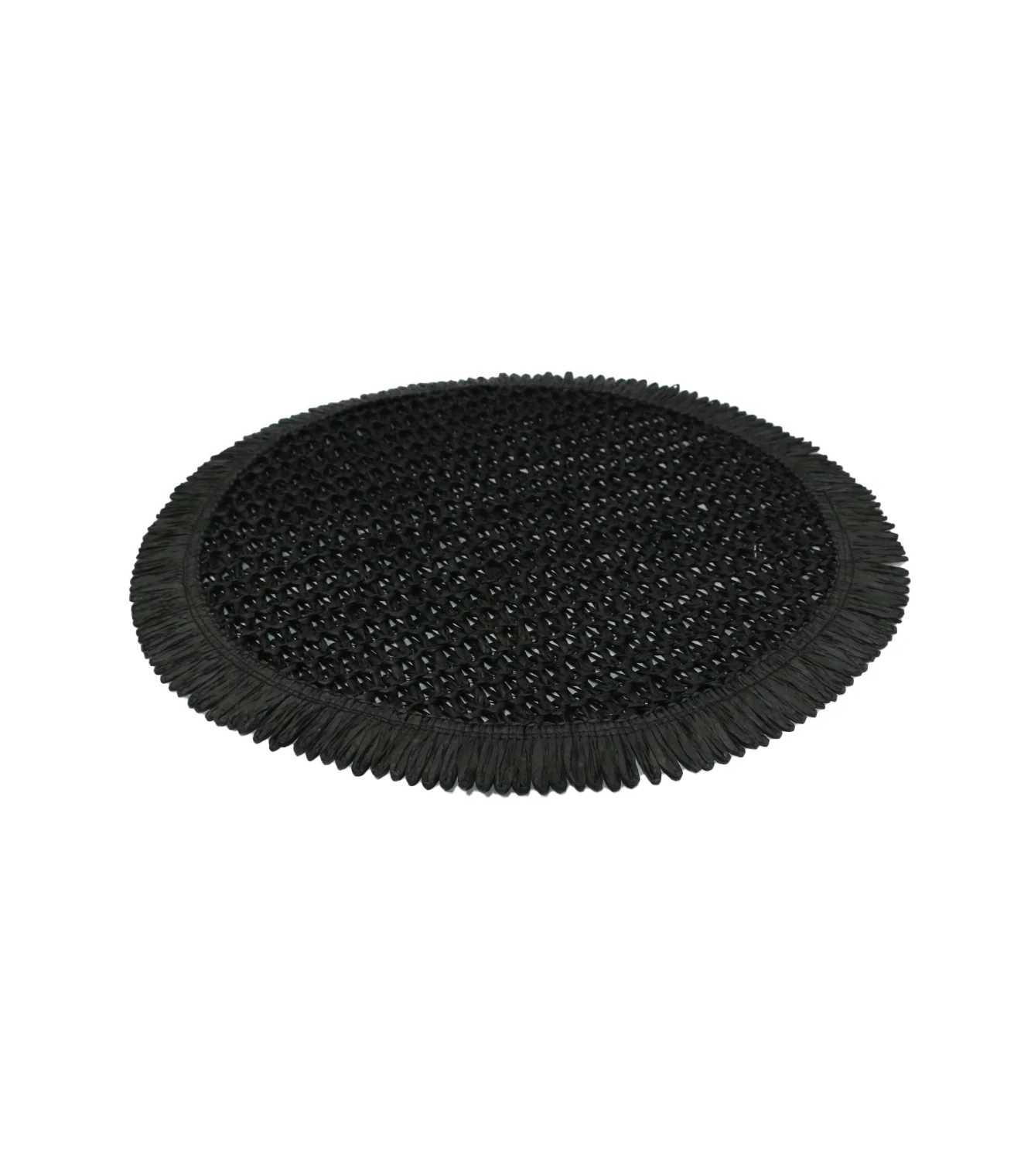 table mat 1pc round black china d558 - Image 2