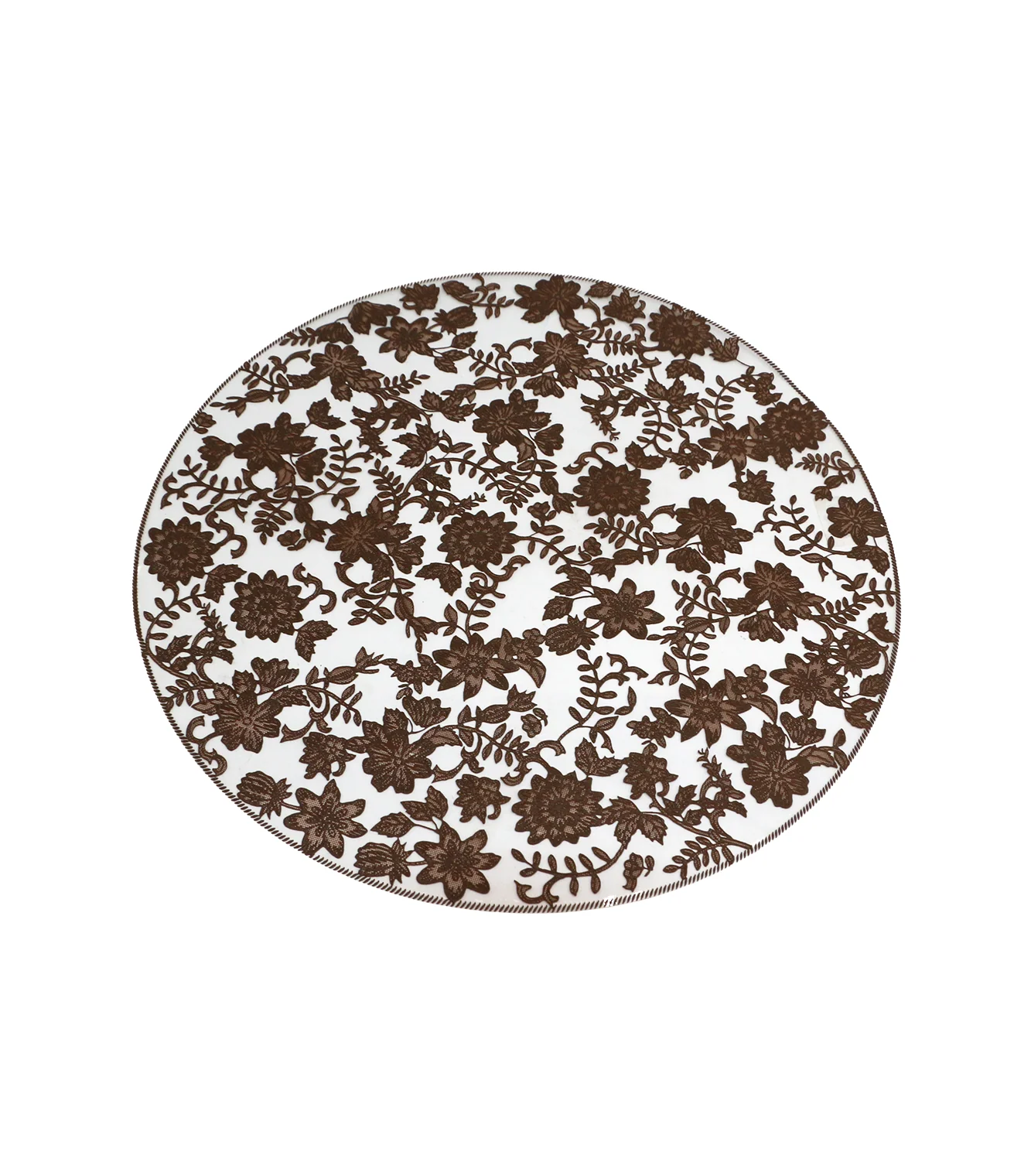table mat 1pc round brown 1023-27 china 09-23 - Image 2