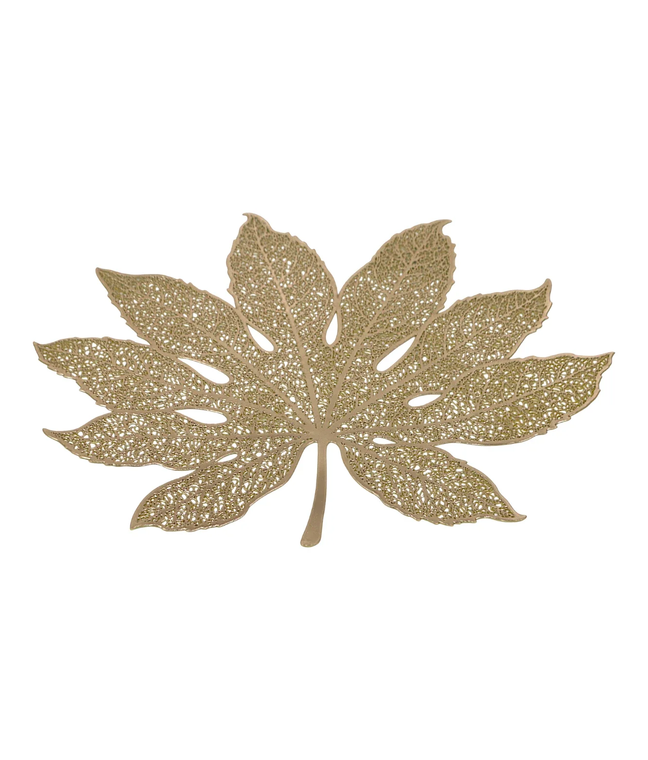 table mat leaf golden 1pc 36x40cm 1023-33 china 09-32