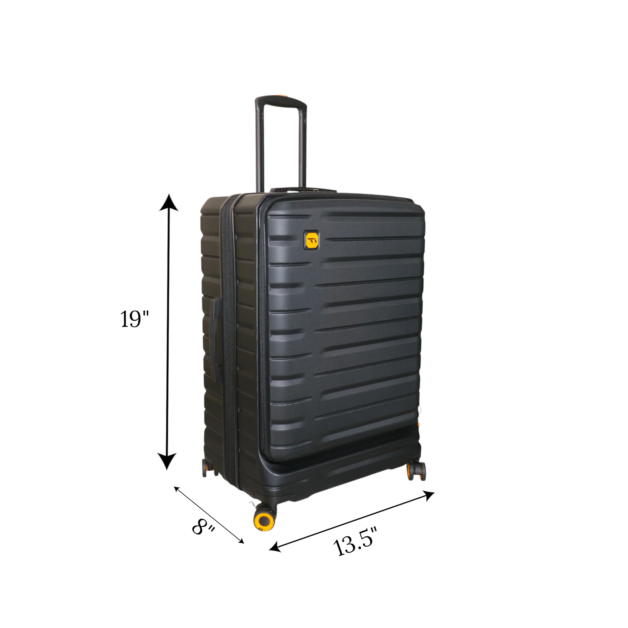 travel bag 20" hard black china 33251 - Image 2
